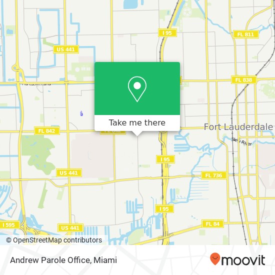 Andrew Parole Office map