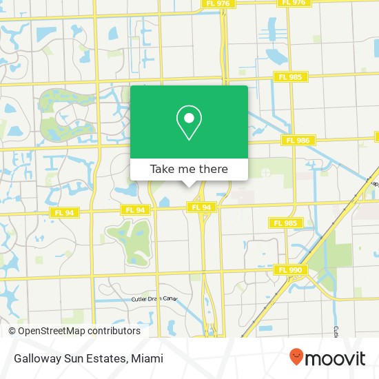 Galloway Sun Estates map