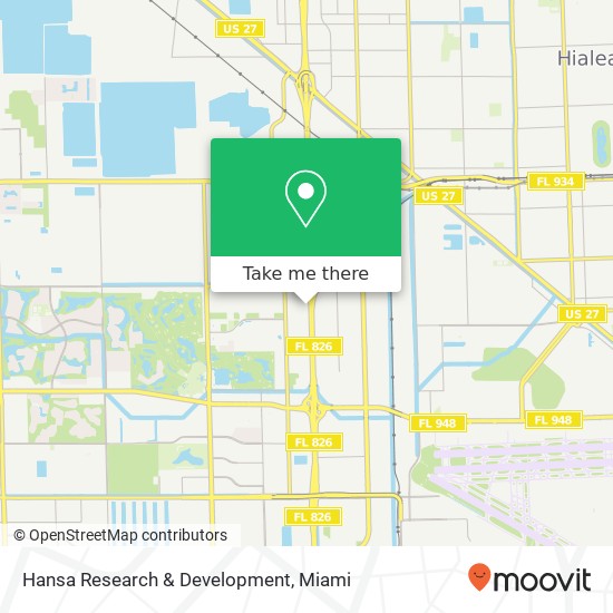 Hansa Research & Development map