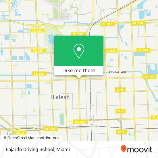 Mapa de Fajardo Driving School