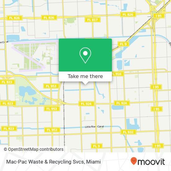 Mapa de Mac-Pac Waste & Recycling Svcs