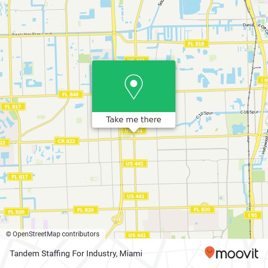 Tandem Staffing For Industry map