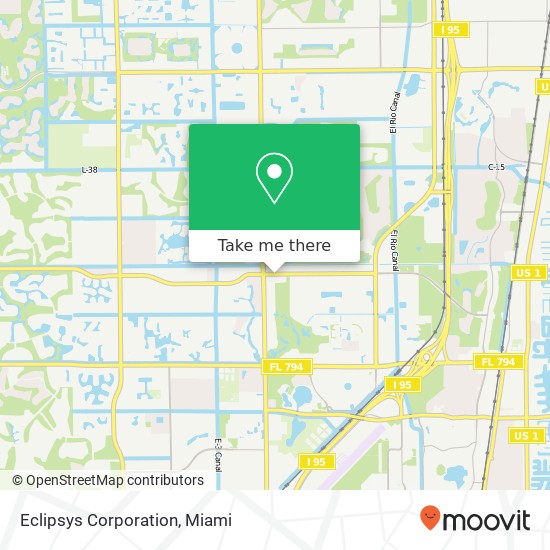 Eclipsys Corporation map