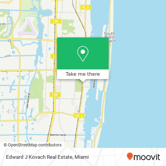 Mapa de Edward J Kovach Real Estate