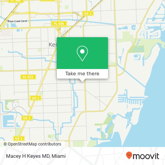 Macey H Keyes MD map