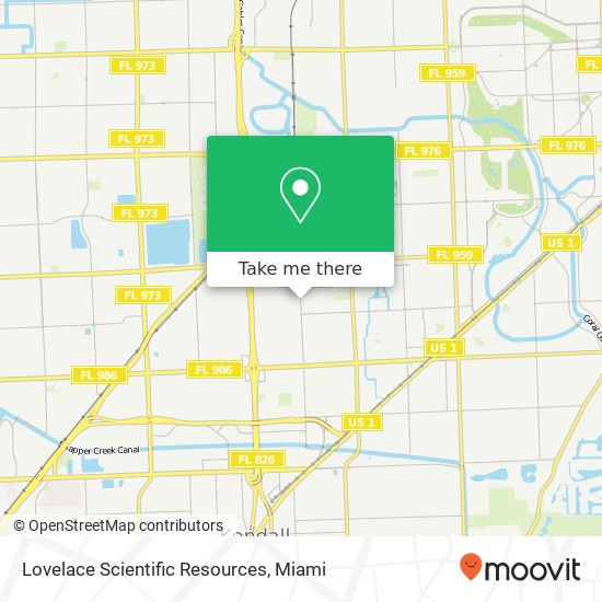 Mapa de Lovelace Scientific Resources