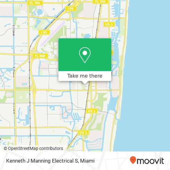 Kenneth J Manning Electrical S map