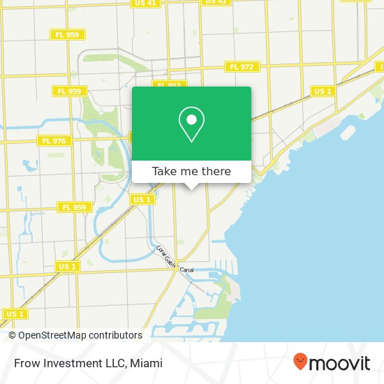 Mapa de Frow Investment LLC