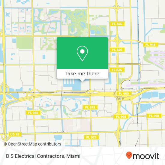 D S Electrical Contractors map