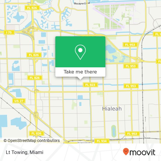 Lt Towing map