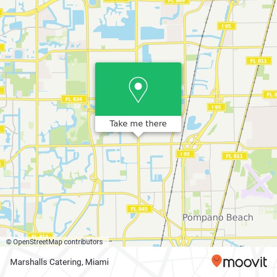 Marshalls Catering map
