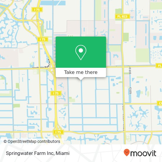 Springwater Farm Inc map