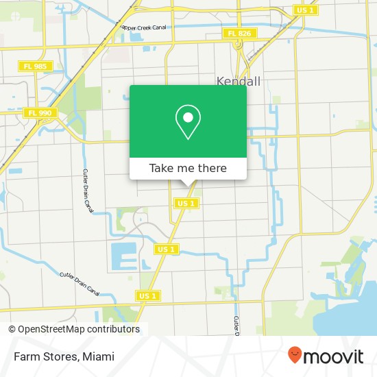 Farm Stores map