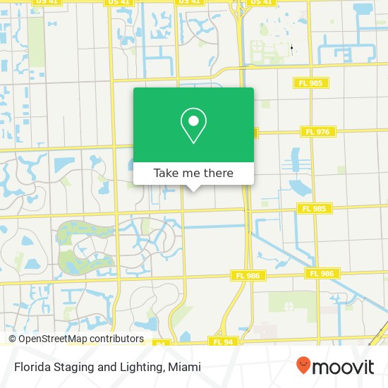 Florida Staging and Lighting map