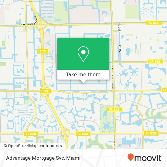 Advantage Mortgage Svc map