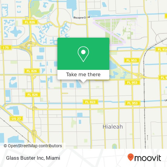 Mapa de Glass Buster Inc