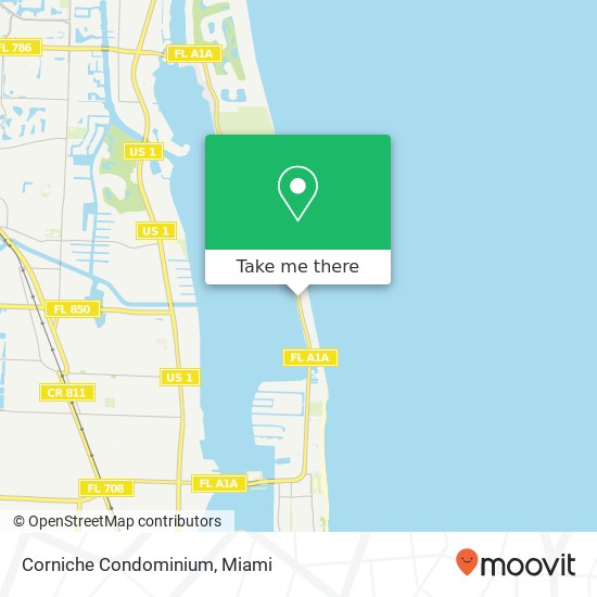 Corniche Condominium map