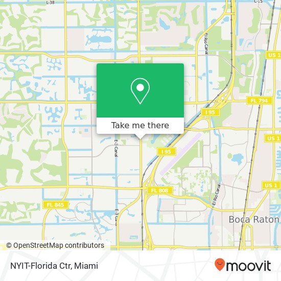 NYIT-Florida Ctr map