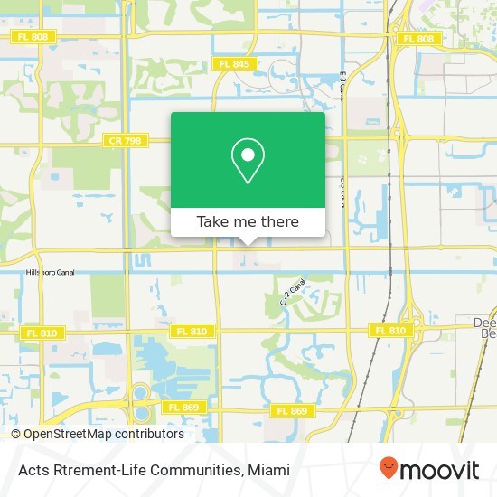 Acts Rtrement-Life Communities map