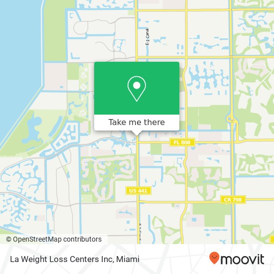 La Weight Loss Centers Inc map