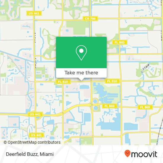 Deerfield Buzz map