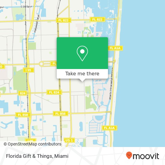 Mapa de Florida Gift & Things