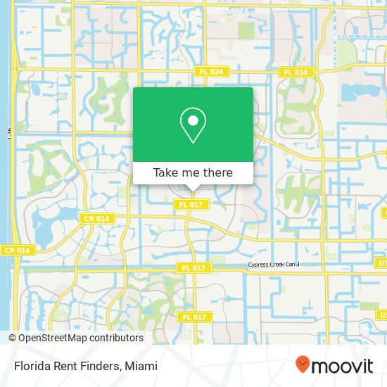 Mapa de Florida Rent Finders