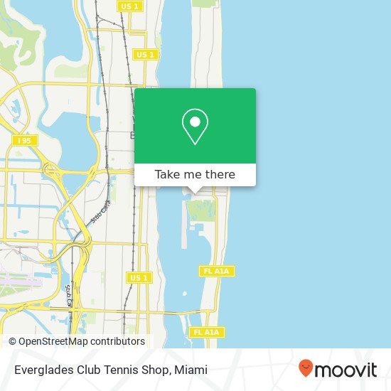 Mapa de Everglades Club Tennis Shop