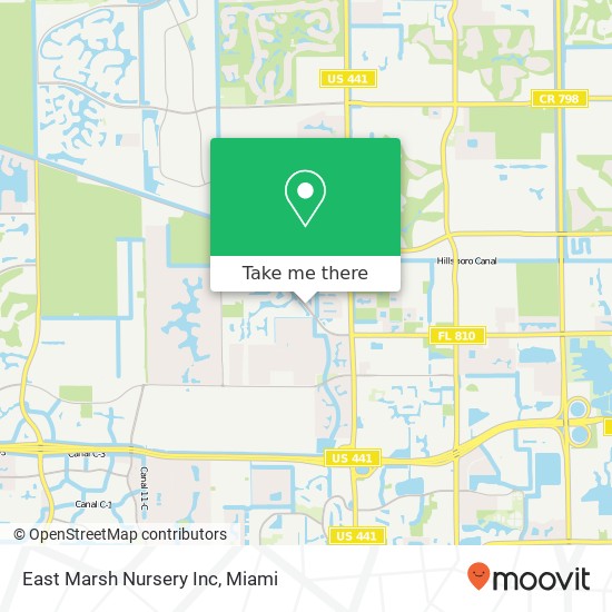 East Marsh Nursery Inc map