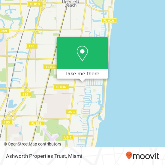 Ashworth Properties Trust map