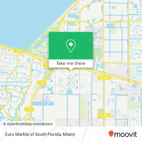 Mapa de Euro Marble of South Florida