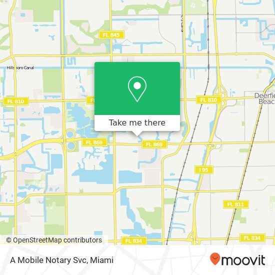 Mapa de A Mobile Notary Svc