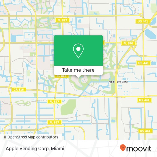 Apple Vending Corp map