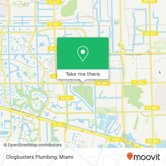 Mapa de Clogbusters Plumbing