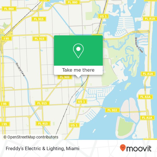 Freddy's Electric & Lighting map