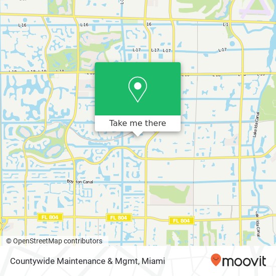 Mapa de Countywide Maintenance & Mgmt