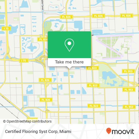 Mapa de Certified Flooring Syst Corp