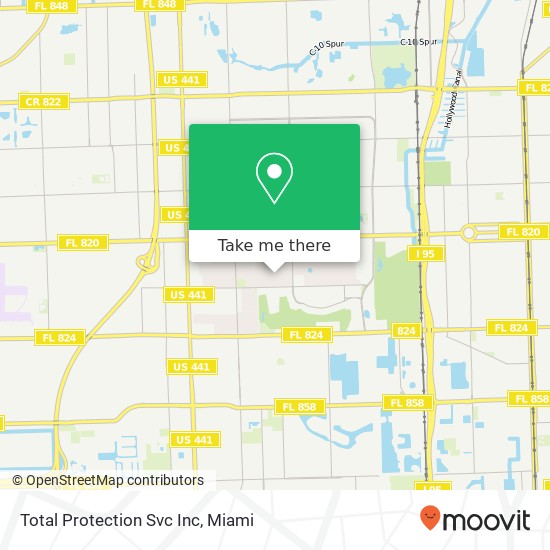 Total Protection Svc Inc map
