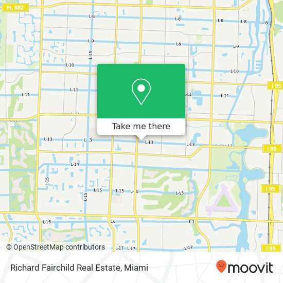 Mapa de Richard Fairchild Real Estate