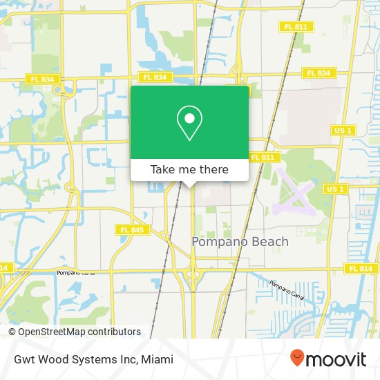 Mapa de Gwt Wood Systems Inc