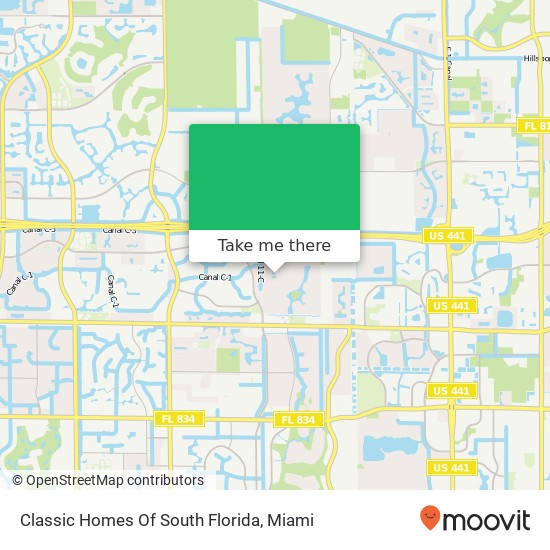 Classic Homes Of South Florida map