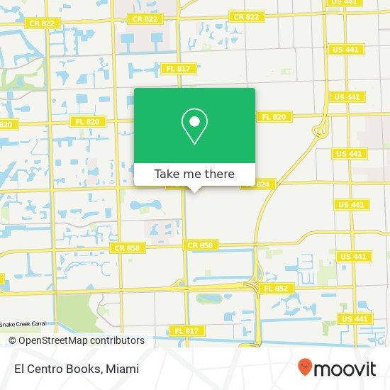 El Centro Books map