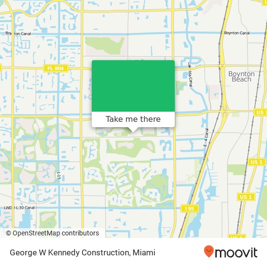 Mapa de George W Kennedy Construction