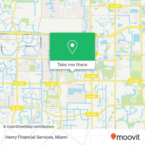 Henry Financial Services map