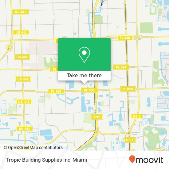 Tropic Building Supplies Inc map