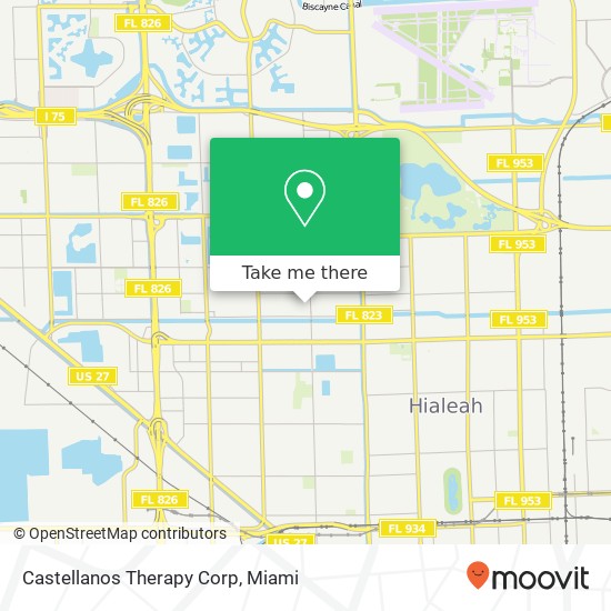 Castellanos Therapy Corp map