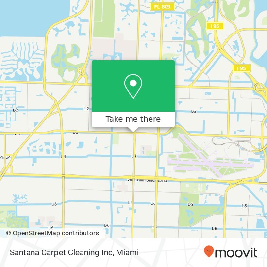 Santana Carpet Cleaning Inc map
