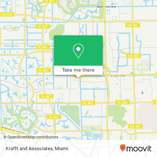Krafft and Associates map