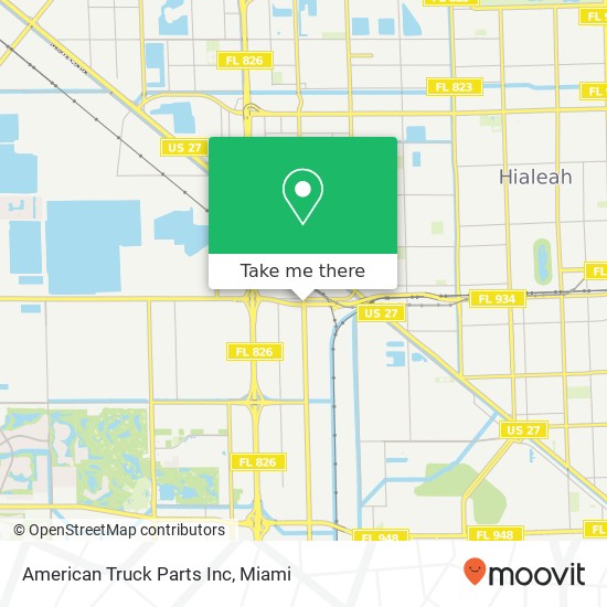 American Truck Parts Inc map