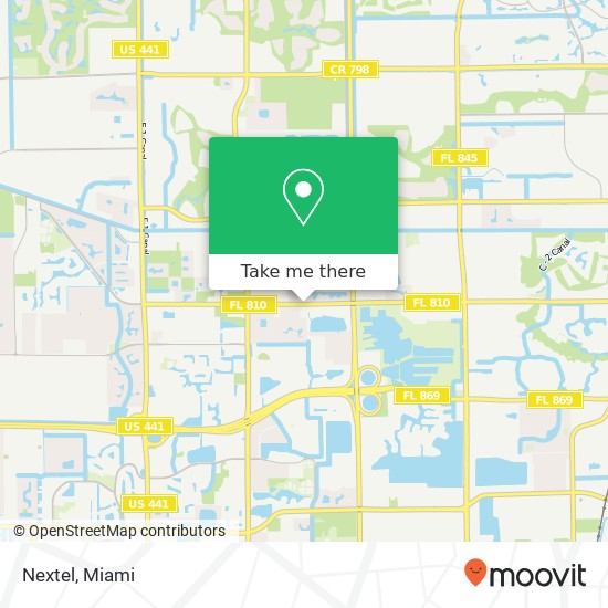 Nextel map